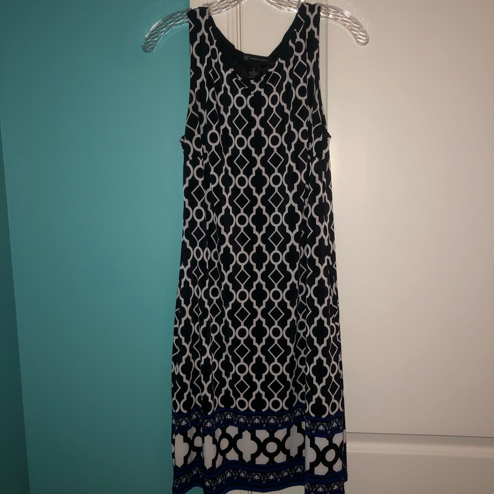 INC Geometric Sleeveless Dress